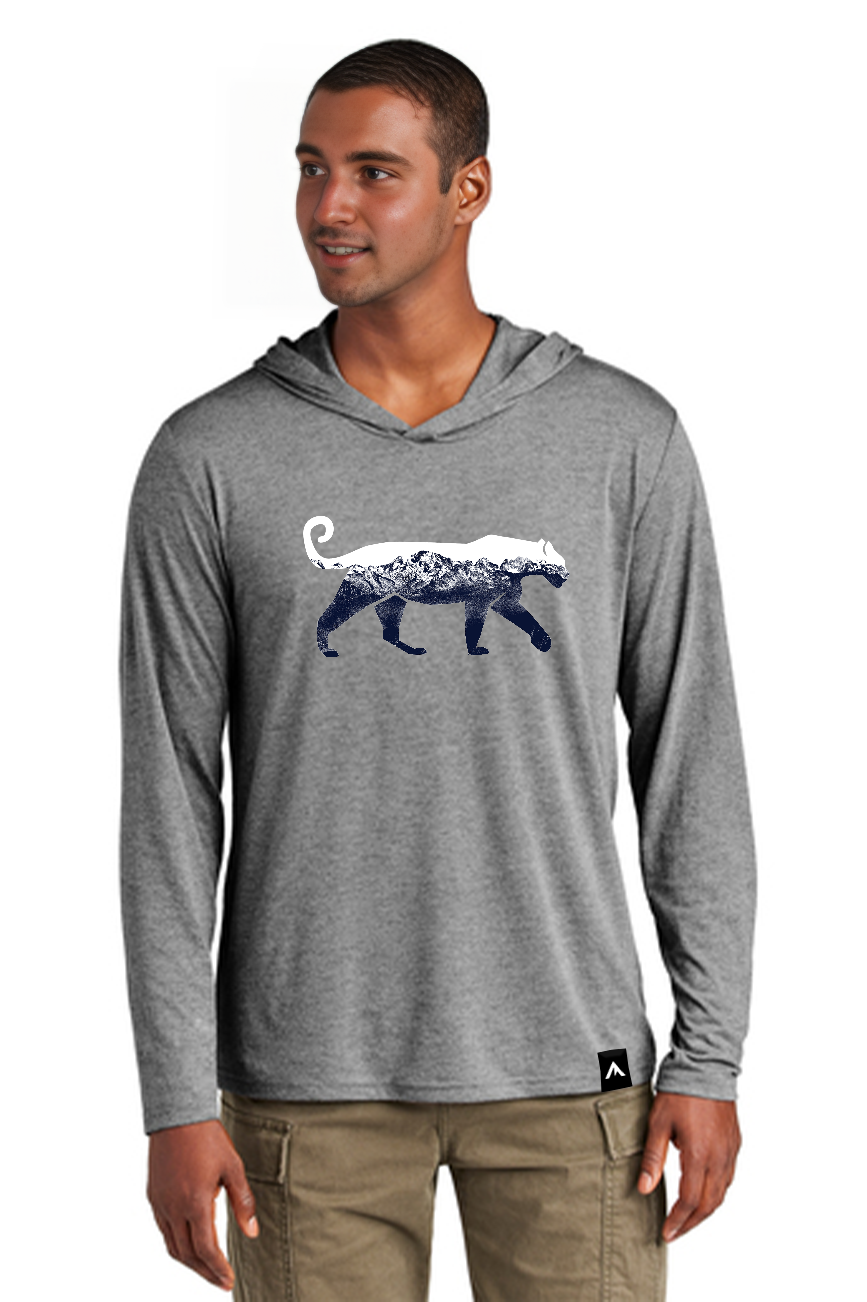 Leopard Hoodie - Gray (Mens)