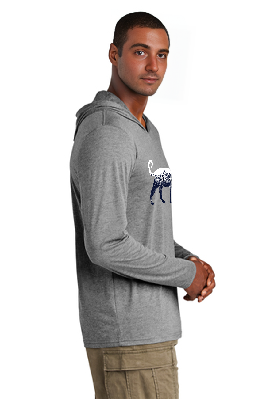 Leopard Hoodie - Gray (Mens)