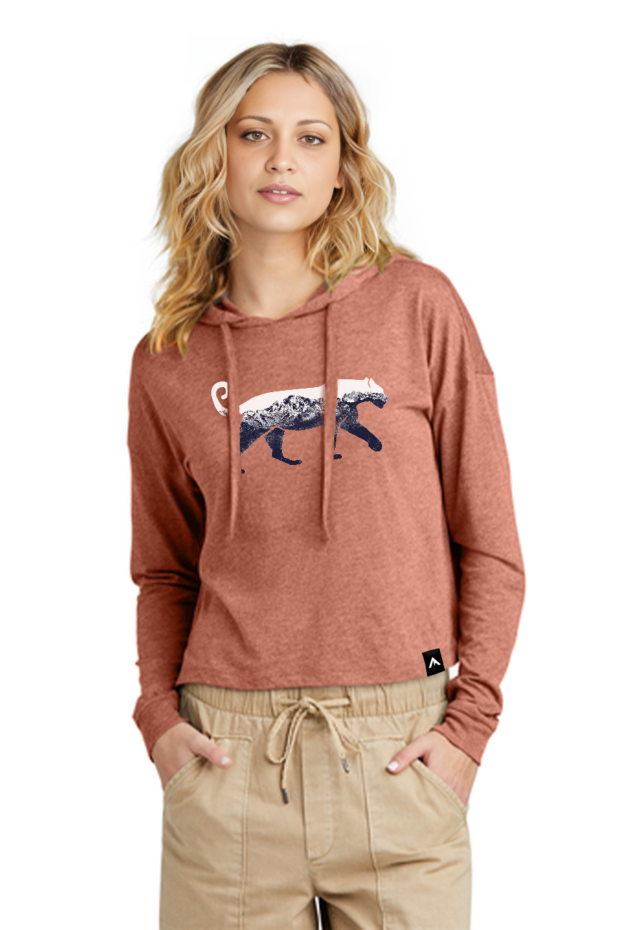 Leopard Hoodie - Pink (Womens)
