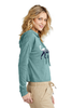 Leopard Hoodie - Light Blue (Womens)
