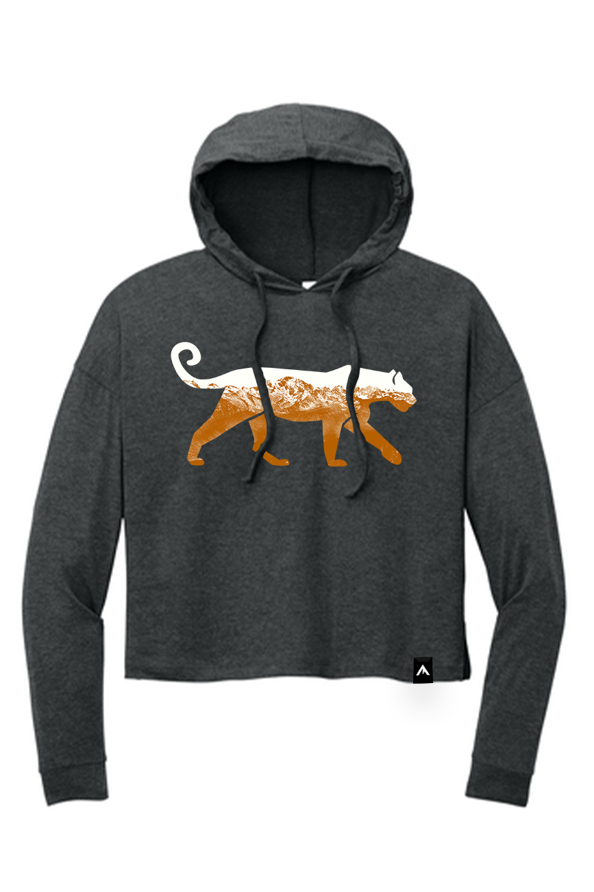 Leopard Hoodie - Black (Womens)
